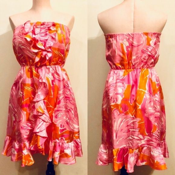 Lilly Pulitzer Hotty Panel Fan Dance Tiernan - Picture 2 of 6